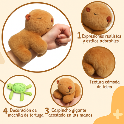 Peluche pulsera Capibara de compañía